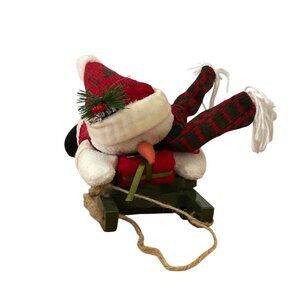 Snowman Sledding Christmas Decor Sings Sound Movement Decorators Warehouse